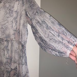 Snakeskin dress